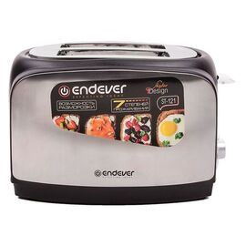  Тостер Endever Skyline ST-121 серебристый/черный 