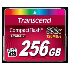  Флеш карта CF 256GB Transcend, 800X 