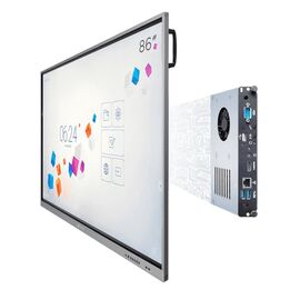  Интерактивный комплекс NEXTOUCH NextPanel IFCCV1INT86 панель: 86", 4К (3840*2160), 370кд/м2, 4000:1, IR, 10мс, 20 касаний, VESA 800x600 