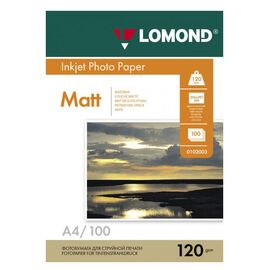  Фотобумага Lomond 0102003 A4/120г/м2/100л./белый матовое для струйной печати 