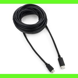  Кабель Cablexpert CC-DP-HDMI-10M DisplayPort--HDMI 20M/19M 10м черный экран пакет 