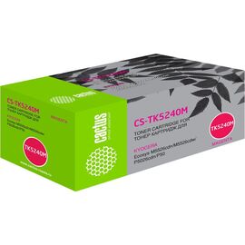  Картридж лазерный Cactus CS-TK5240M пурпурный (3000стр.) для Kyocera Ecosys M5526cdn/M5526cdw/P5026cdn/P5026cdw 