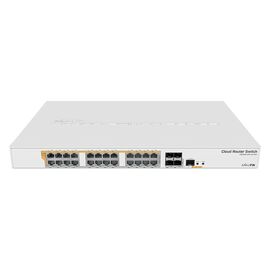  MikroTik CRS328-24P-4S+RM Коммутатор с поддержкой PoE, 802.3af/at, 4 SFP/SFP+, 24 x 1000Mbit 