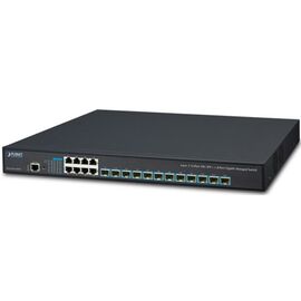  Коммутатор PLANET XGS-6350-12X8TR Layer 3 12-Port 10G SFP+ + 8-Port 10/100/1000T Stackable Managed Switch 