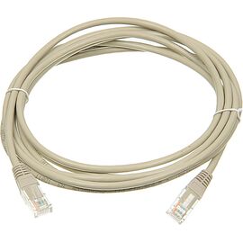  Патч-корд Lanmaster TWT-45-45-3.0-GY UTP RJ-45 вил.-вилка RJ-45 кат.5E 3м серый ПВХ (уп.:1шт) 