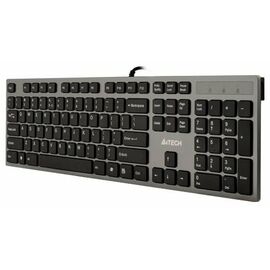  Клавиатура A4Tech KV-300H серый/черный USB slim 
