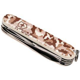  Нож перочинный Victorinox Huntsman (1.3713.941) 91мм 15функций камуфляж пустыни карт.коробка 