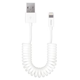  Дата-кабель Deppa USB-8-pin для Apple (72132), 1.5м, витой, белый 