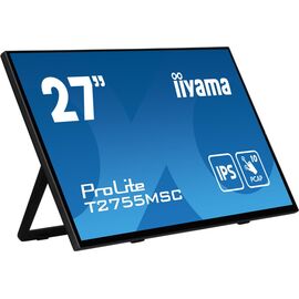 Монитор Iiyama ProLite T2755MSC-B1 черный 27" IPS LED 5ms 16:9 HDMI M/M матовая 1000:1 400cd 178гр/178гр 1920x1080 60Hz DP FHD USB Touch 5.8кг 