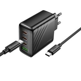  СЗУ 1USB+3Type-C 3.0A PD 67W+QC3.0 быстрая зарядка для Type-C Type-C Hoco CS27A (Black) 