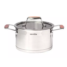  Кастрюля с крышкой Servitta Quadro Sr0117 