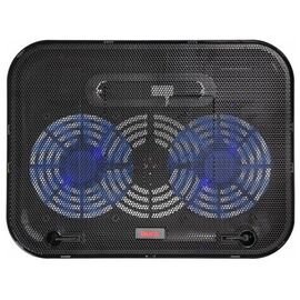  Подставка для ноутбука Buro (BU-LCP140-B214H) черный 14"338x255x22мм 1xUSB 2x 140ммFAN 480г металлическая сетка/пластик 