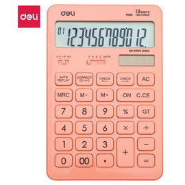  Калькулятор настольный Deli Touch EM01541 красный 