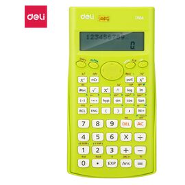 Калькулятор научный Deli E1710A/GRN зеленый 