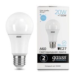  Лампочка Gauss 73225 Elementary A67 25W 