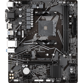  MB sAM4 Gigabyte A520M S2H, AMD A520, 2xDDR4-3200, D-SUB+DVI-D+HDMI, 1xPCI-Ex16, 2xPCI-Ex1, 4xSATA3(RAID 0/1/10), 1xM.2, 8 Ch Audio, GLan, (2+4)xUSB2.0 