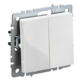  Выключатель IEK Brite ВС10-2-0-БрБ (BR-V20-0-10-K01) скрыт. 2кл. IP20 белый (упак. 1шт) 