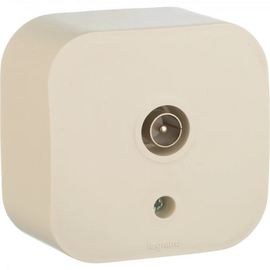  Розетка Legrand Quteo (782245) телевизионная откр. слоновая кость 