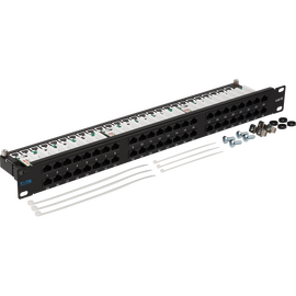  Патч-панель Lanmaster TWT-PP48/1U-U6 19" 1U 48xRJ45 кат.6 UTP 