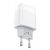  Адаптер Сетевой с кабелем Hoco C73A Glorious 2USB/5V/2.4A +lightning (white) 