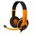  Компьютерная гарнитура Defender G-120 Warhead 2x3,5 mm jack (black/orange) 