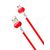  Дата-Кабель Red Line Candy USB - Micro USB, красный 