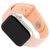 Ремешок силиконовый MB для Apple watch - 38-40 mm (S3/S4/S5 SE/S6), грейпфрут 