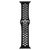  Ремешок силиконовый двухцветный для Apple watch – 42-44 mm (S3/S4/S5 SE/S6), черно-белый 