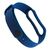  Ремешок силиконовый для фитнес-браслета Xiaomi Mi Band 5/ Mi Smart Band 6, темно-синий 