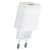  Адаптер Сетевой Hoco C72Q Glorious 1USB/5V/3A PD18W+QC3.0 (white) (202555) 