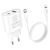  Адаптер Сетевой с кабелем Hoco C95A Lineal 1USB/1TYPE-C/5V/3A PD+QC3.0 +Type-C-Lightning (wh(207586) 