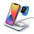  Зарядная станция 3 в 1 Charging Stand Neo: iPhone, Apple Watch, Airpods, 20 Вт, белая, Deppa, 24017 