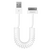  Дата-кабель USB-30-pin для Apple, витой, 1.5м, белый, DEPPA, 72118 