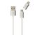  Кабель USB - Multi connector Remax RC-020t Aurora 100см 1,5A (white) (73879) 