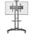  32-65" Мобильная стойка ONKRON TS1551 BLACK  от 200х200 до 400х600 наклон 0º поворот 0º макс нагр 45,5кг Высота 1200-1500мм, 