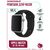  Ремешок силиконовый для Apple Watch 42мм, 44мм, 45мм (размер M/L) черный Эпл Вотч 42 мм 44 мм 45мм 
