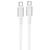  Кабель USB-C HOCO X85 Strength Type-C - Type-C, 60W, 1 м, белый 