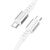  Кабель USB-C HOCO X85 Strength Type-C - Type-C, 60W, 1 м, белый 