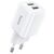  Сетевое зарядное устройство HOCO N8 Briar 2xUSB, 2.4A, 10.8W, белый 