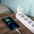  Сетевое зарядное устройство BOROFONE BN1 Innovative 1xUSB с Кабелем USB - Lightning, 2.1A, 5W, белый 