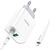  Сетевое зарядное устройство HOCO C80A Rapido 1xUSB + 1xUSB-C с Кабелем Type-C - Lightning, 3.1A, 20W, белый 