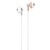  Проводные наушники BOROFONE BM14 Skymelody, Jack 3.5mm, 1.2 м, золотой 