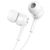  Проводные наушники HOCO M82 La musique, Jack 3.5mm, 1.2 м, белый 