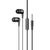  Проводные наушники HOCO M97 Enjoy, Jack 3.5mm, 1.2 м, черный 