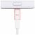  Переходник Type-C - микро USB(f) HOCO, плоский, пластик, цвет: розовое золото (1/200/1200) 