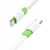  Кабель Type-C - Type-C Borofone BX89 100см 3A (white/green) (217504) 