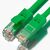  Патч-корд Greenconnect GCR-LNC05-1.0m прямой 1.0m, UTP кат.5e, зеленый, позолоченные контакты, 24 RJ45(m) - Cat. 5e U/UTP PVC 1м AWG, литой 