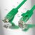  Патч-корд Greenconnect GCR-LNC05-1.0m прямой 1.0m, UTP кат.5e, зеленый, позолоченные контакты, 24 RJ45(m) - Cat. 5e U/UTP PVC 1м AWG, литой 