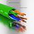  Патч-корд Greenconnect GCR-LNC05-1.0m прямой 1.0m, UTP кат.5e, зеленый, позолоченные контакты, 24 RJ45(m) - Cat. 5e U/UTP PVC 1м AWG, литой 