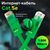  Патч-корд Greenconnect GCR-LNC05-1.0m прямой 1.0m, UTP кат.5e, зеленый, позолоченные контакты, 24 RJ45(m) - Cat. 5e U/UTP PVC 1м AWG, литой 